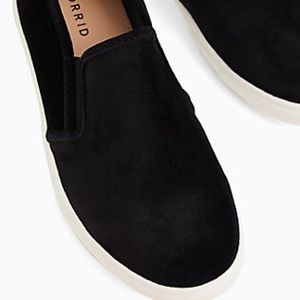 Torrid black canvas slip on sneaker